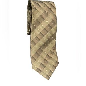 Wembley vintage men’s green polyester wide neck tie
